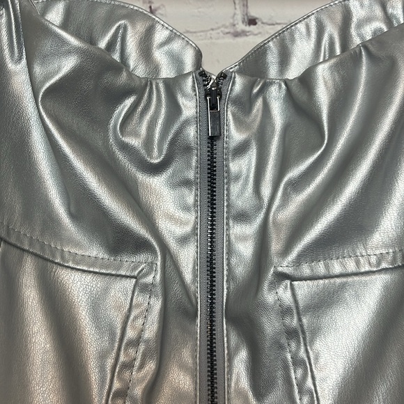 Fashion Nova Bae for Tonight Faux Leather Corset Top - Picture 6 of 13